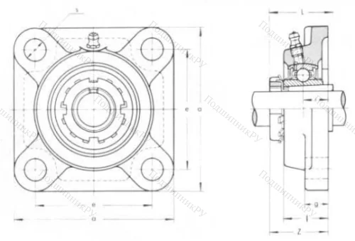Подшипниковый узел UKF 217 в Магнитогорске