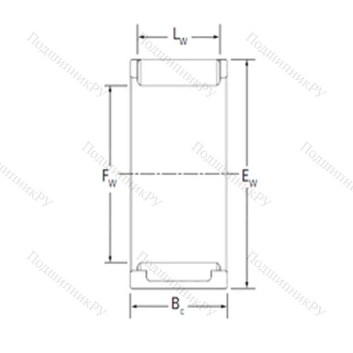 Подшипник игольчатый радиальный