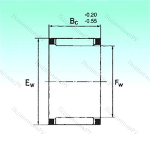 Подшипник игольчатый радиальный KZK 30x36x16