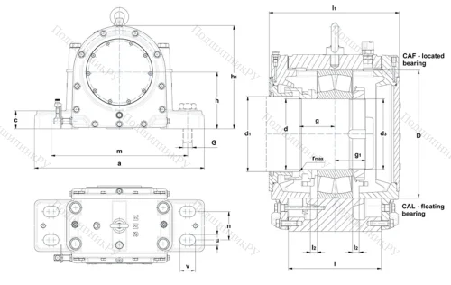 Подшипниковый корпус SNOE 224 CAL в Магнитогорске