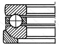 Подшипник  53312+U 312 (18312) размер 60x110/115x42