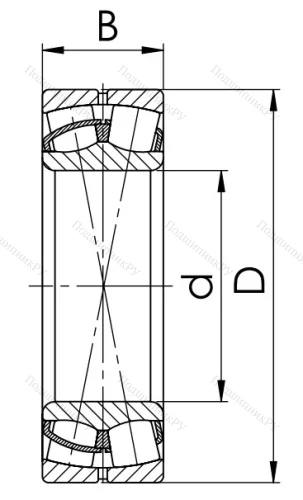 Сферический роликовый подшипник 53518 АН (22218 CW 33) в Магнитогорске