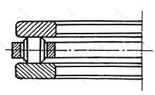 Модификация подшипника 4-9214 размер 70x105x27