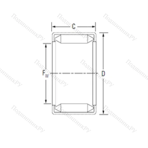 Подшипник игольчатый радиальный
