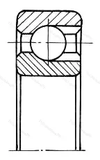 Модификация подшипника 370208 размер 40x80x18