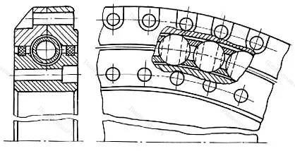 Модификация подшипника 3689/1085 размер 1085x1300x70 от производителя  ГПЗ-1