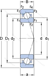 Подшипник 7018 CE/HCP 4BVG 275