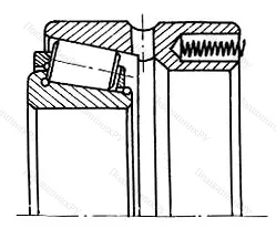 Модификация подшипника 17810Л размер 50x90x57 от производителя  ЕПК