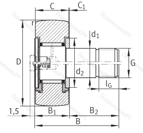Подшипник KR 30 PP A