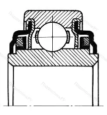 Модификация подшипника 420303КЕ 
