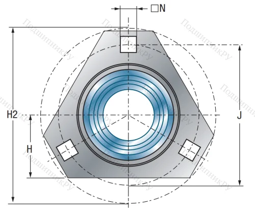 Подшипниковый корпус PFT 204 в Магнитогорске