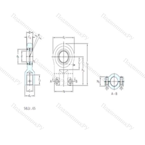 Подшипник скольжения сферический SIQG 20ES