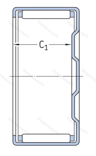 Игольчатый подшипник BK 1010