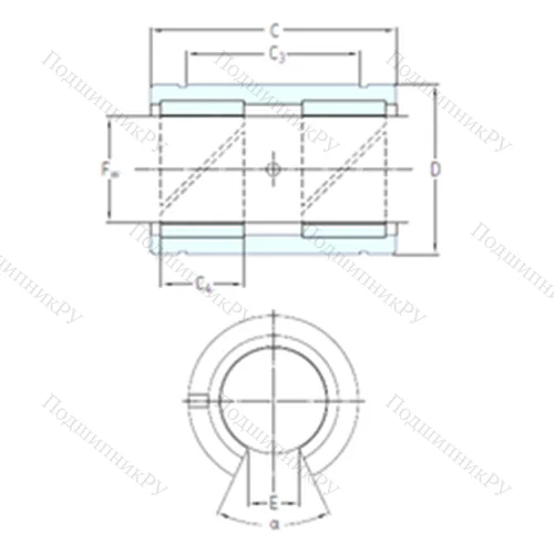 Подшипник скольжения линейный LPAT 16