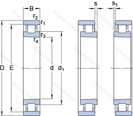 Подшипник N 1021 KTNHA/SP