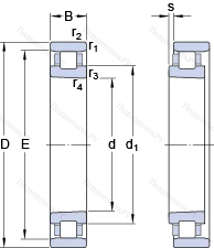 Подшипник N 1021 KTN 9/SP
