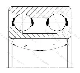 Модификация подшипника 36-3056216Ш размер 80x140x44,4
