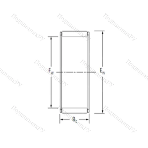 Подшипник игольчатый радиальный K 25X 31X 24FH