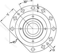 Подшипник FBSA 210 A/QFC