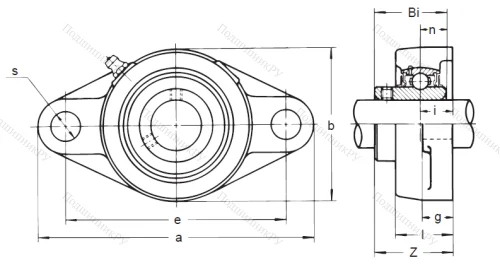 Подшипниковый узел UCFL 209 в Магнитогорске