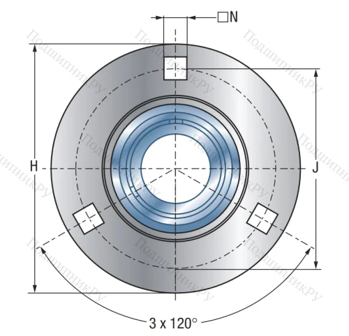 Подшипниковый корпус  PF 205 в Магнитогорске