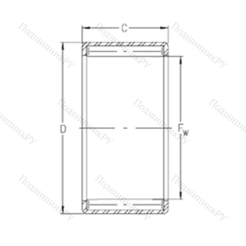 Подшипник игольчатый радиальный SN 45