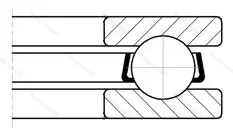 Модификация подшипника 2-8110 размер 50x70x14