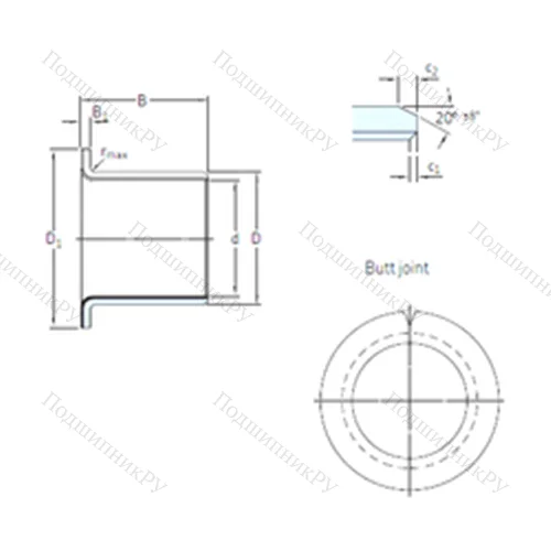 Подшипник скольжения PCMF 202315 E