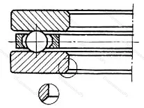 Подшипник  18689/600 размер 600x650x38 от производителя  ГПЗ-1