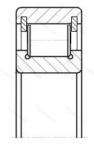 Подшипник  102805 размер 25x52x15/20,5 от производителя  ГПЗ-4