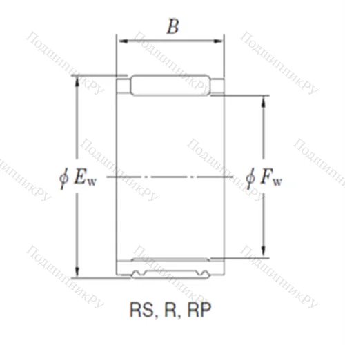 Подшипник игольчатый радиальный R 73/20