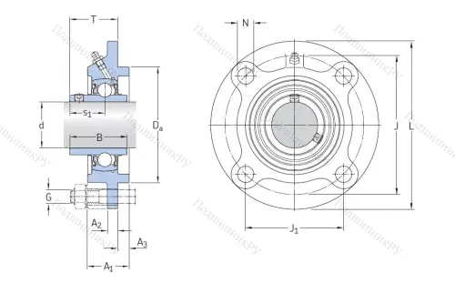 Подшипниковый узел FYC 35 TF в Магнитогорске