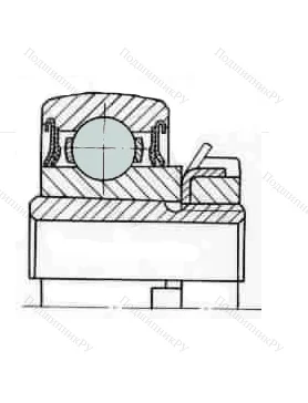 Шариковый однорядный подшипник 1680204 в Магнитогорске