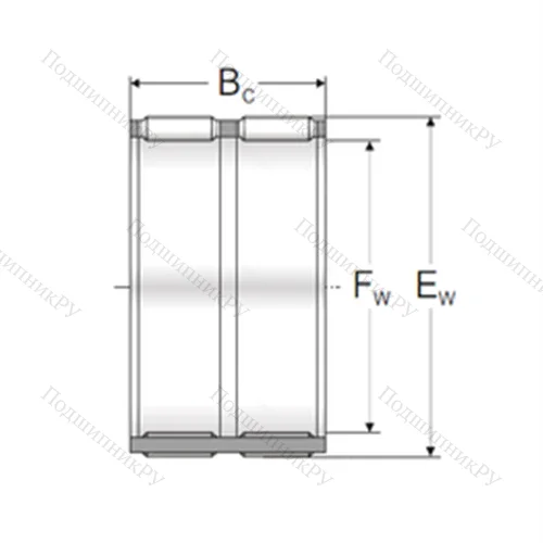 Подшипник игольчатый радиальный K 35X 43X 35ZWTN