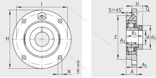Подшипниковый корпус  GG.ME 12-N в Магнитогорске