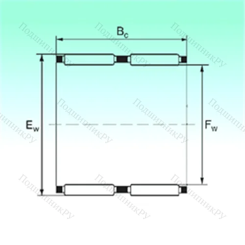 Подшипник игольчатый радиальный K 80x88x40 - ZW