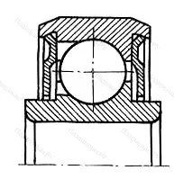 Модификация подшипника 980800ЮУ размер 10x30x9/13 от производителя  ГПЗ-3