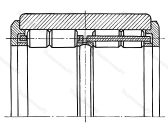 Модификация подшипника 6-472813 размер 65x120x88 от производителя  ГПЗ-1