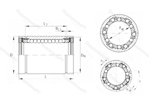 Подшипник KB 25 PP AS в Магнитогорске