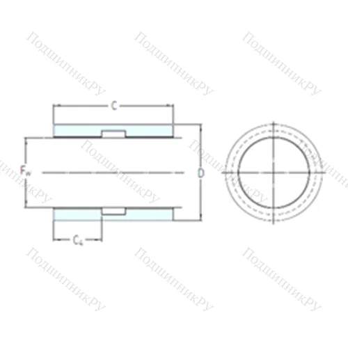 Подшипник скольжения линейный LPBR 40