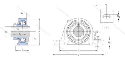 Подшипниковый узел SY 40 FM в Магнитогорске