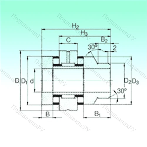 Подшипник комбинированный ZARN 1747 L TN от производителя  NBS