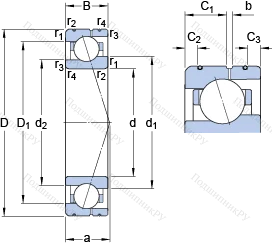 Подшипник 71924 ACE/P 4AL