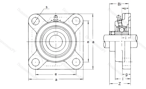 Подшипниковый узел UCF 207 в Магнитогорске