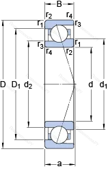 Подшипник 71919 ACE/HCP 4A