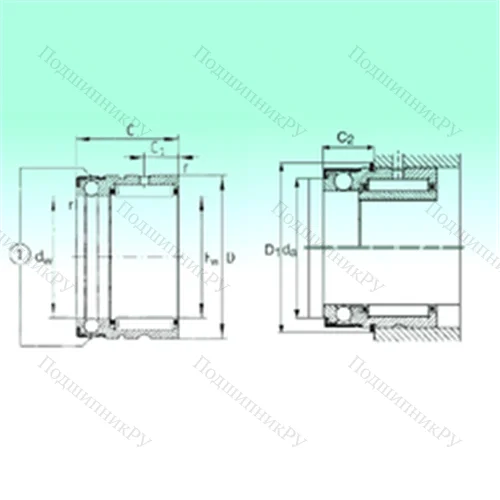 Подшипник комбинированный NX 25