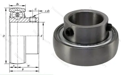 Корпусный подшипник SB 205 в Магнитогорске