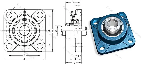 Подшипниковый узел UCF 319