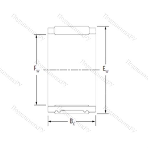 Подшипник игольчатый радиальный RS 303516