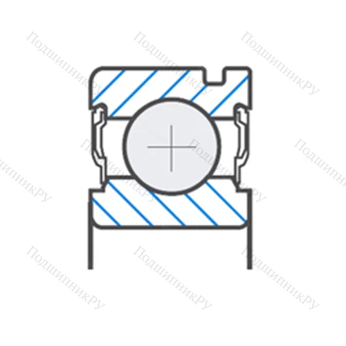 Подшипник шариковый радиальный 800856CH 49A